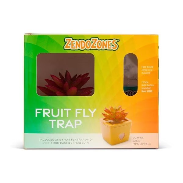 JT Eaton Fruit Fly Trap 1 box, 6PK, Zendozones, Mfr#: 1820-JJ